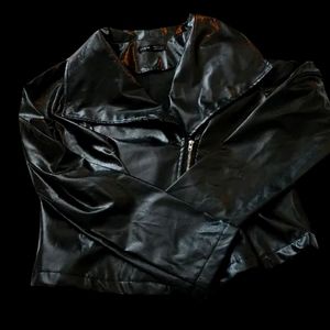 Shein Faux Leather Biker Jacket
